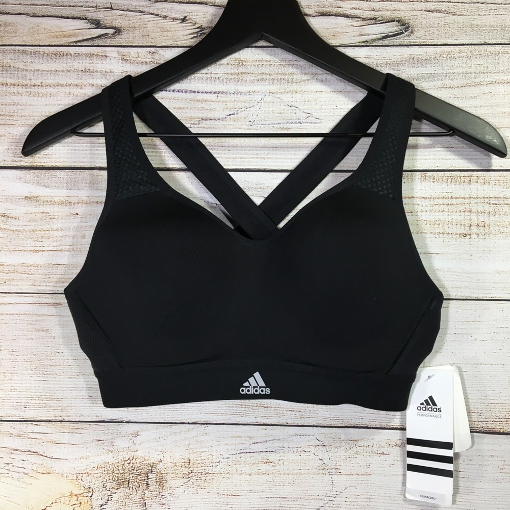 Adidas Supernova X Bra 3 Black Sports Bra